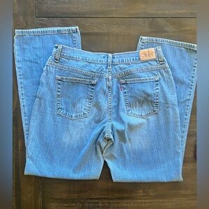 Levi’s 550 Relaxed Bootcut Size 14 Med Blue Denim Women’s Jeans Cotton Stretch
